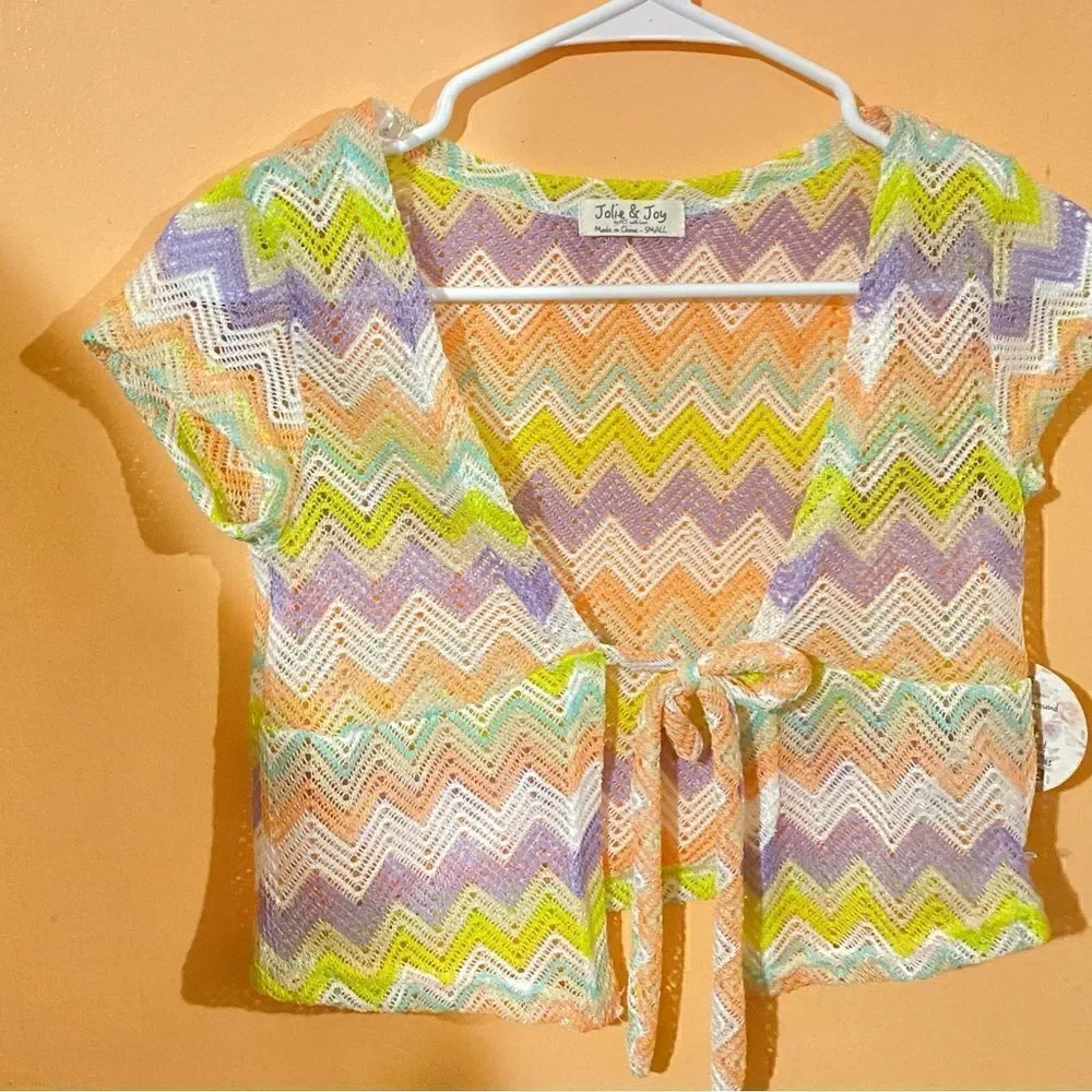 - 🛍️Jolie &Joy shirts &Top Girls Multicolor super cute Top Size:Small 💥